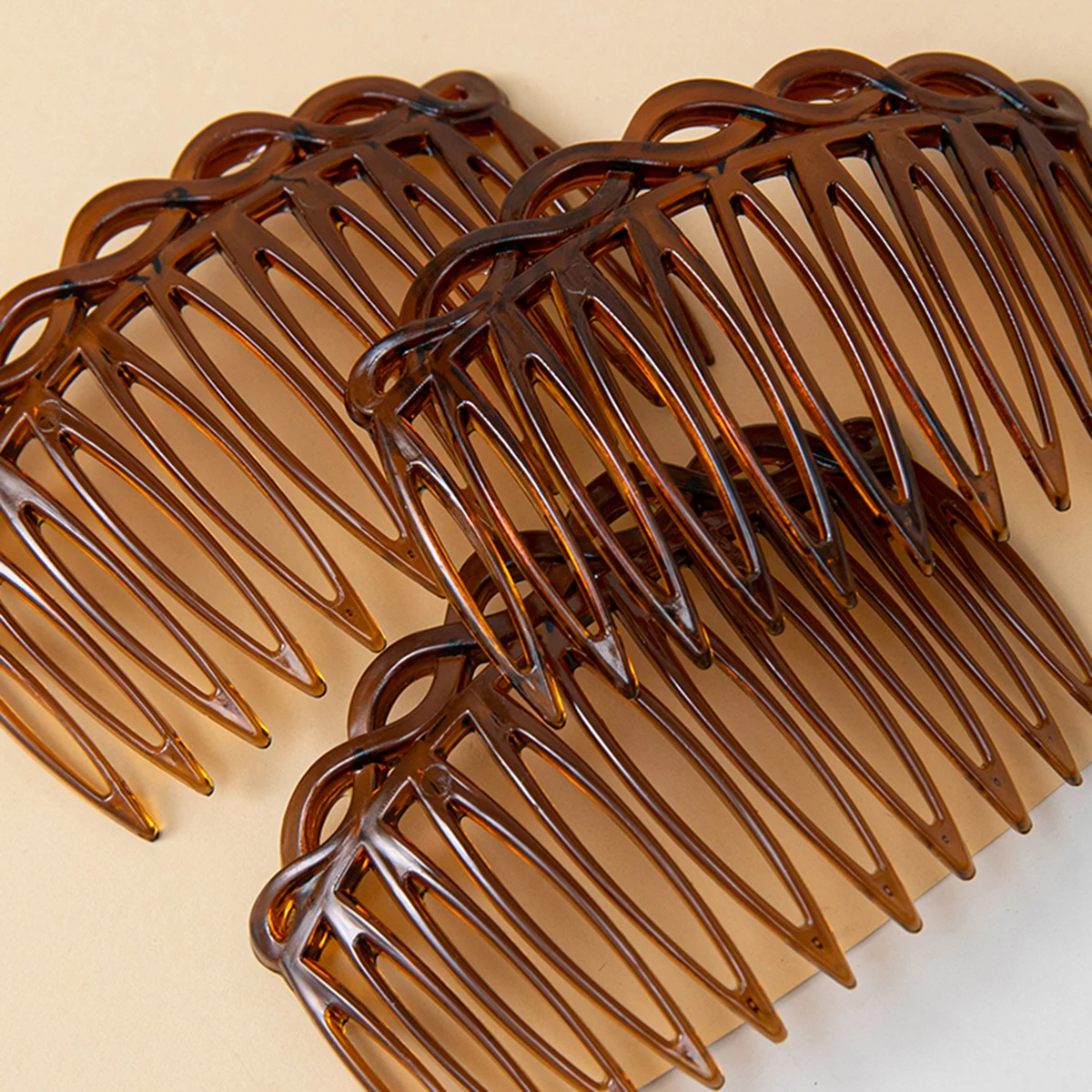 3PCS 11 Teeth French Twisted Hair Combs For Women and Girls Hair Accessories