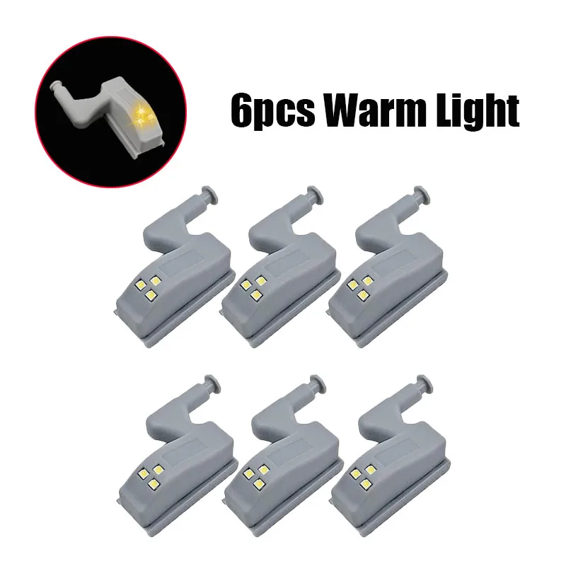 6pcs warm light