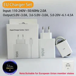 Xiaomi 90W Fast Charging Turbocharger with Type - C Cable - EU with 1m cable
