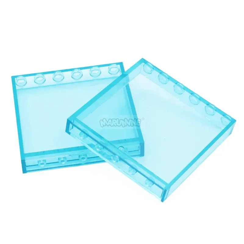 Marumine MOC Bricks 20PCS 1x6x5 Window Glass Houses Wall Element 59349 Compatible Building Blocks Panel Assembles Accessories 4