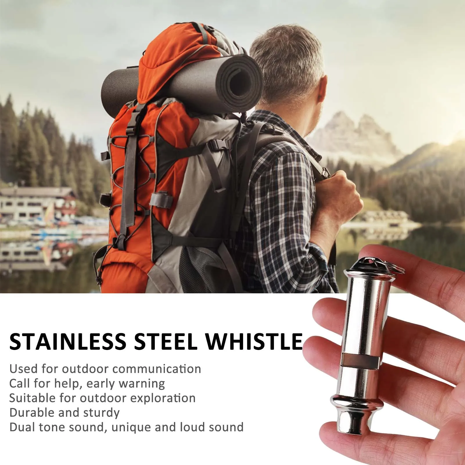 

Для занятий спортом на открытом воздухе, со шнурком, громкие четкие звуковые свистки, подходящие для выживания в футболе