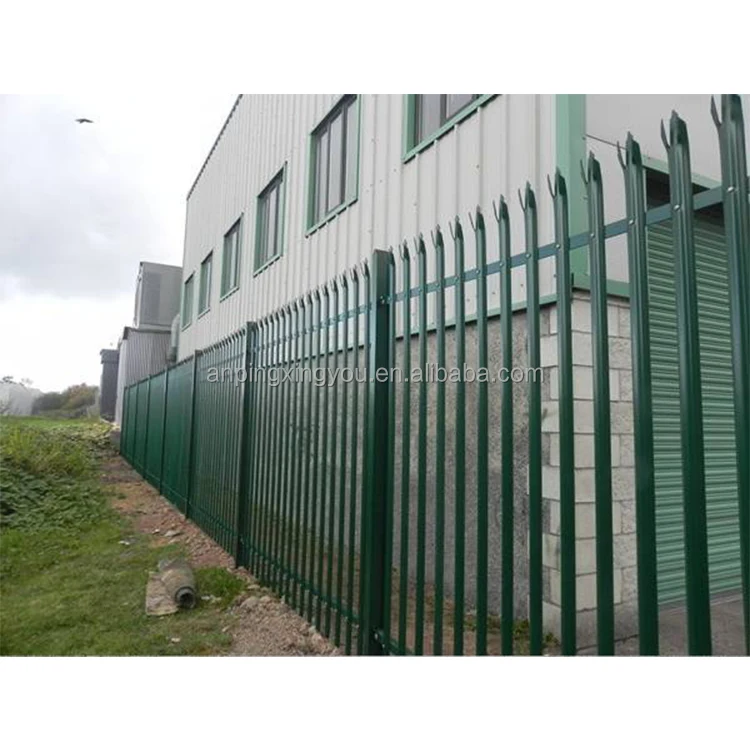 Fencing Garden Trellis Gates Durable Green Euro Curved Top Palisade Fencing 2
