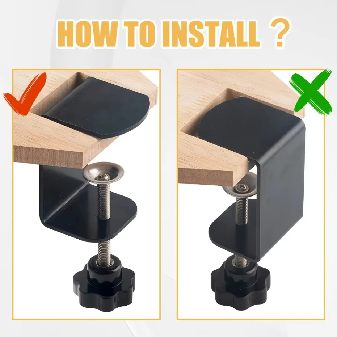 PHYHOO Wood Mini Table Clamp Small Bench Vice Jeweler Hobby Clamps DIY Mold Craft Repair Tool Portable Work Bench Screw Vise