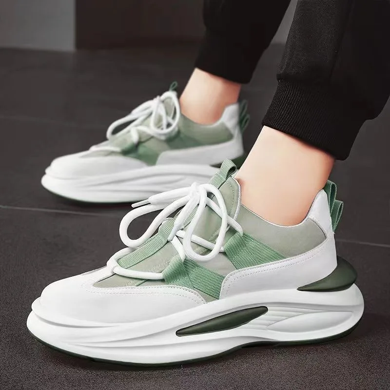 

Men's Sneakers Breathable Canvas Casual Shoes for Men Outdoor Platform Trainer Shoes Fashion Designer Mens Shoes Tenis Masculino