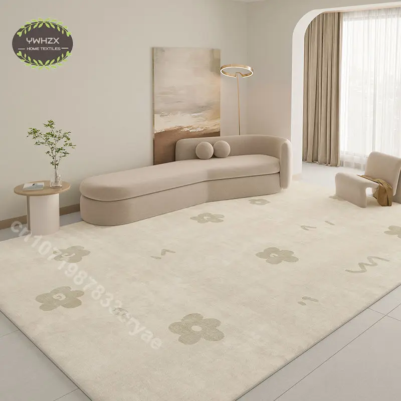 

Nordic Style Rug Simple Print Carpet for Floor Large Area Living Room Sofa Table Bedroom Rugs Home Decoration Non-slip Floor Mat