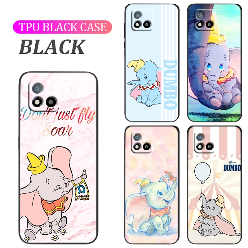 Pet Big Ear Elephant Dumbo Cute For Oppo A5 A9 2020 F7 Cover Morbida Per Oppo Reno 2 Z 2Z 2F 3 4 Pro 5G Custodia Nera Per Telefono