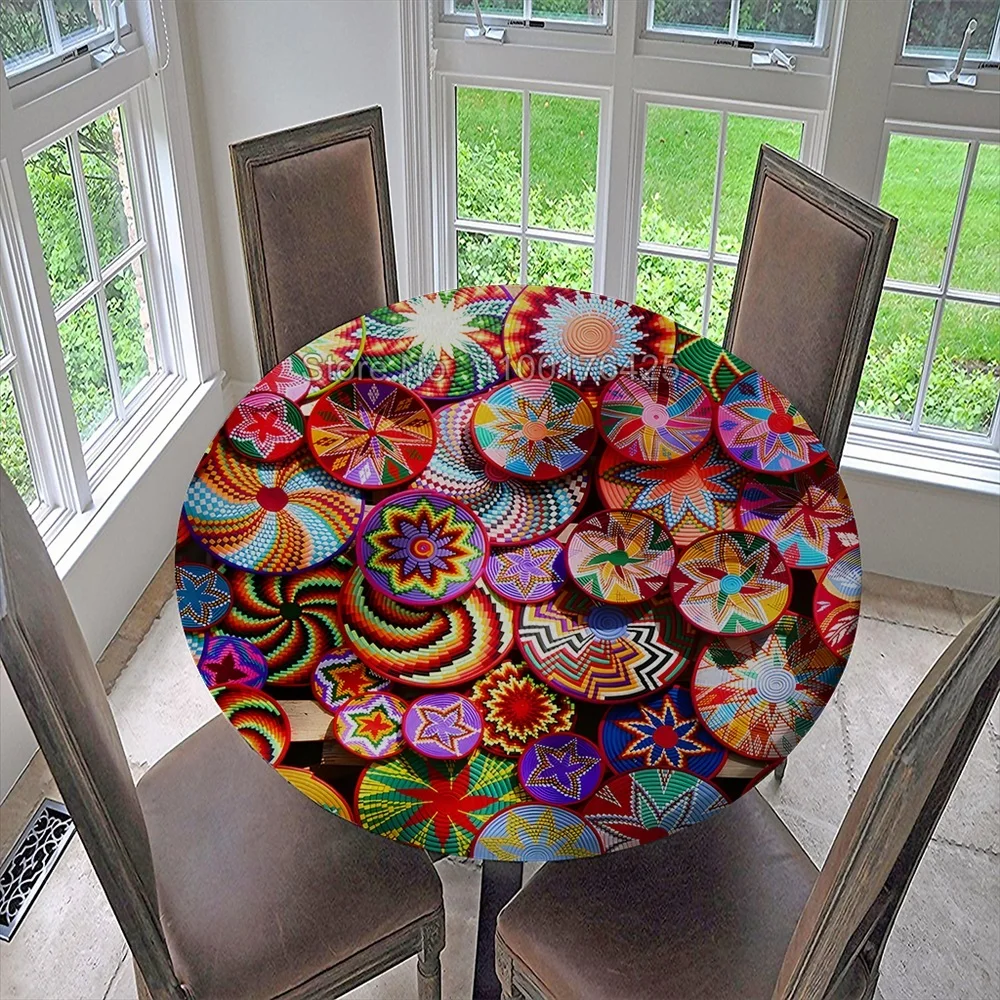 TropicalLife OOWOW Lot De 4 Sets De Table Ronds Pour Table De Cuisine