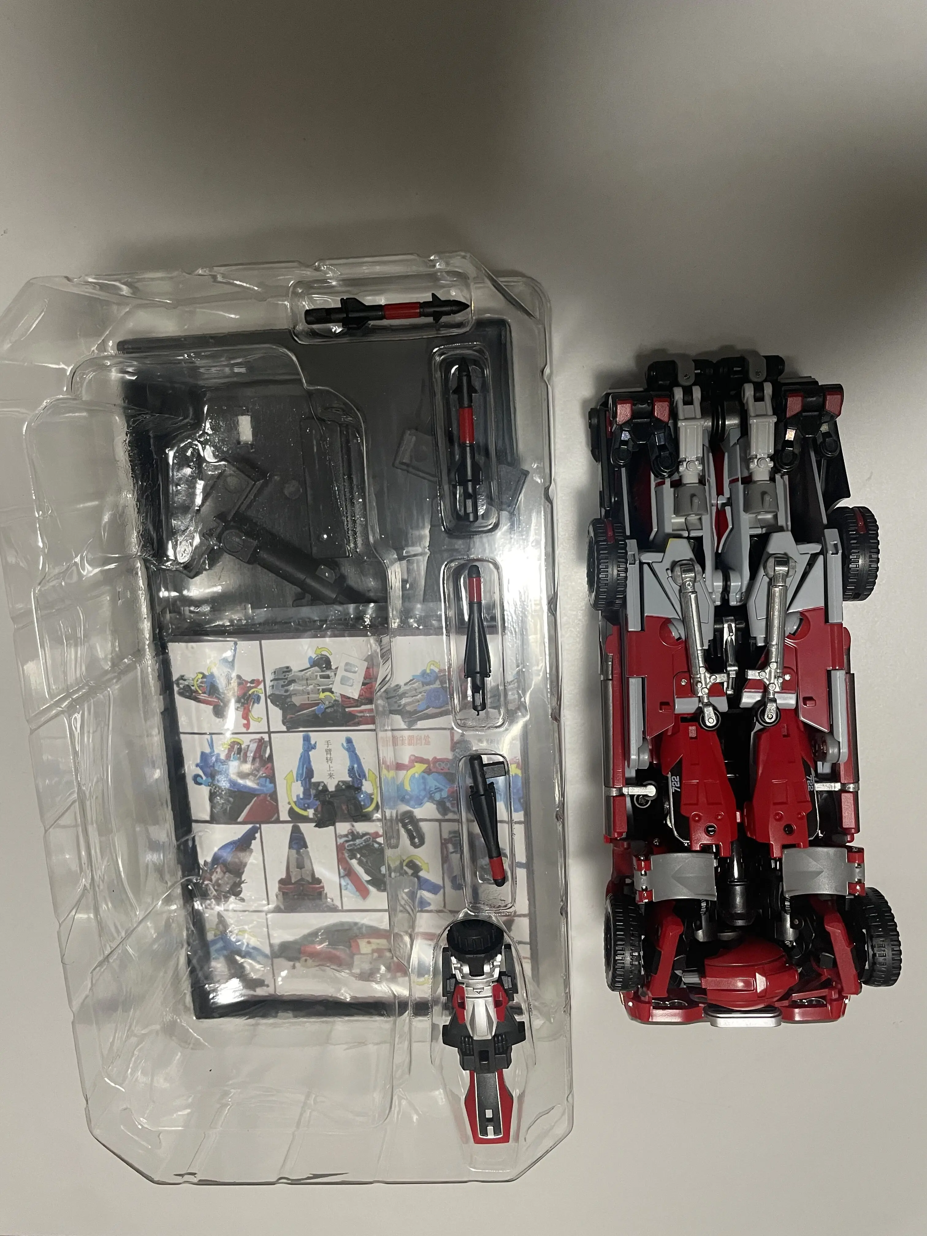 アクションフィギュア,ロボット玩具,赤い消防士,高品質,g05,mg G