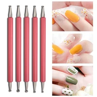 5Pcs Dual-Ended Nail Art Dotting Tools, with 10 Different Sizes for Dotting, Marbleizing & Painting 1