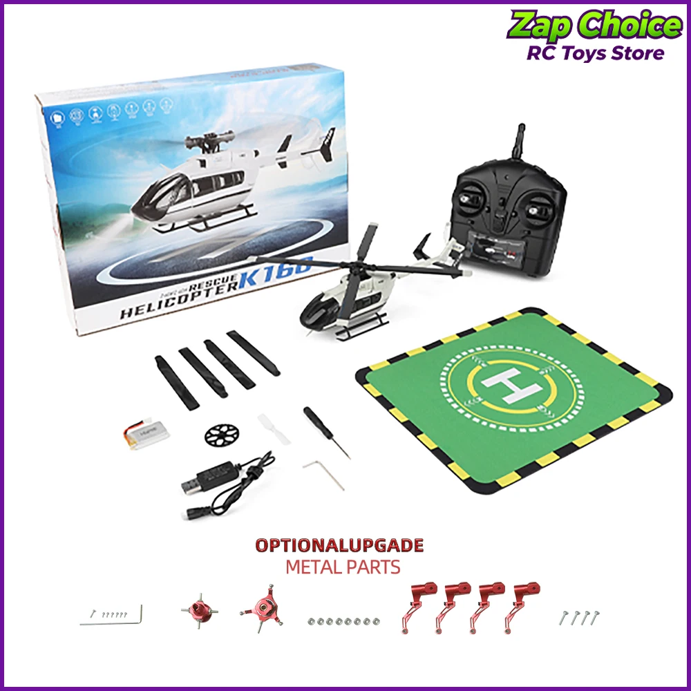 WLtoys K160 EC-145 Hélicoptère RC Brushless RTF 2.4G