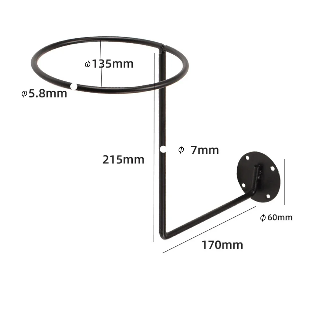 Steel Motorcycle Accessories Helmet Holder Hanger Rack Wall Mounted Hook for Coats Hats Caps Helmet Rack