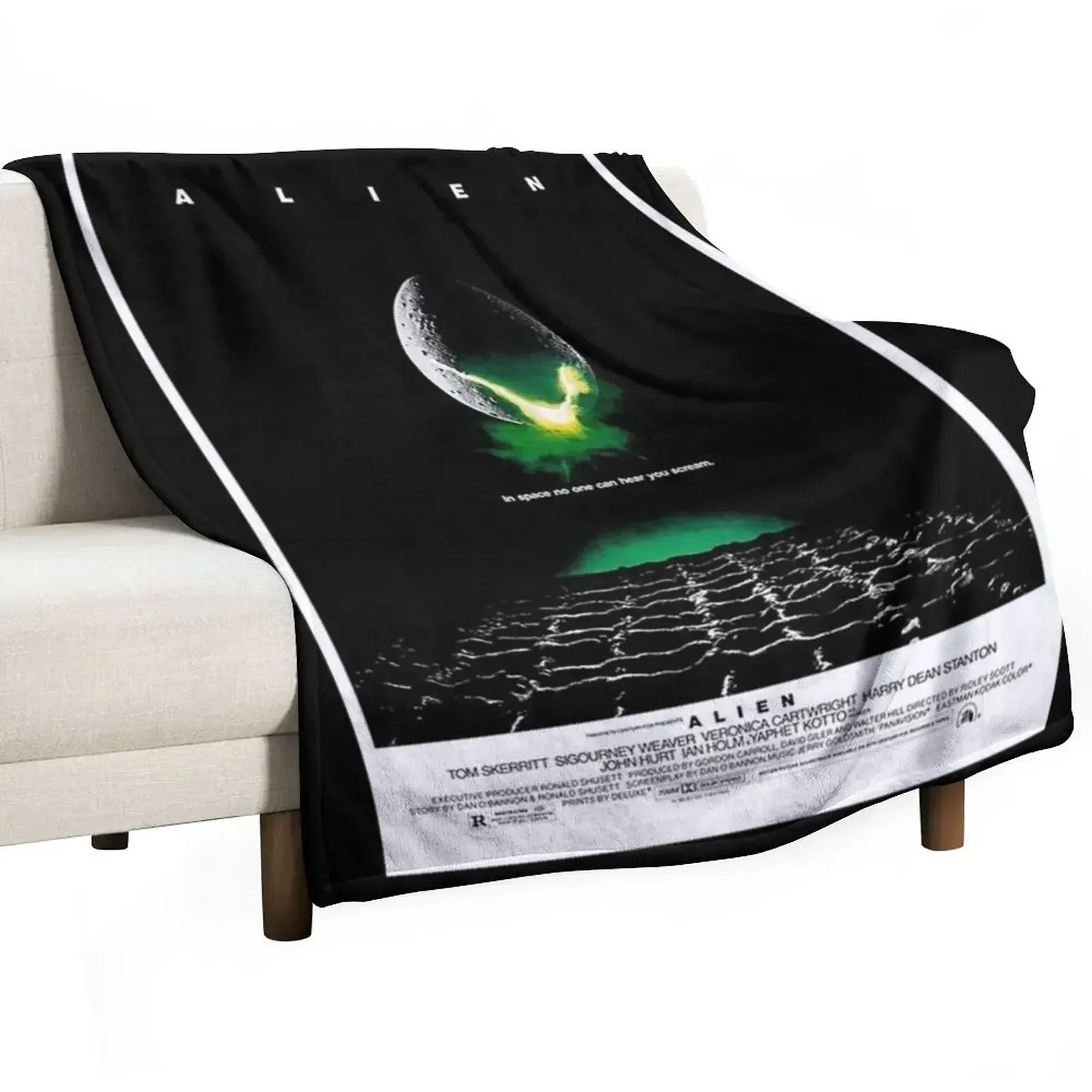 

Alien (1979) Throw Blanket Luxury Throw halloween Blankets