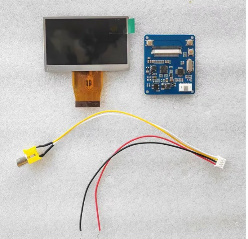 3インチLCDディスプレイモジュール,320x240,1ウェイRca,リバース