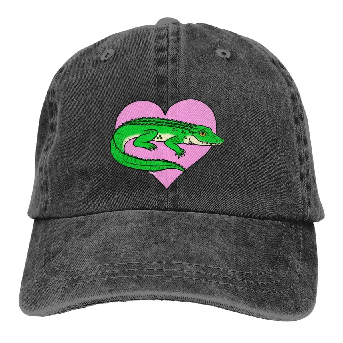 

Однотонные шапки для папы, женская шапка Gator Love, бейсболки с солнцезащитным козырьком, Мужская Спортивная Кепка в стиле хип-хоп с животными