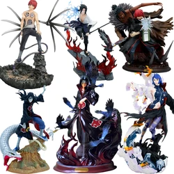 Naruto GK Action Figure Shippuden Anime Model Uzumaki Uchiha Itachi Akatsuki PVC Statue Collectible Toys Doll Figma for Kids