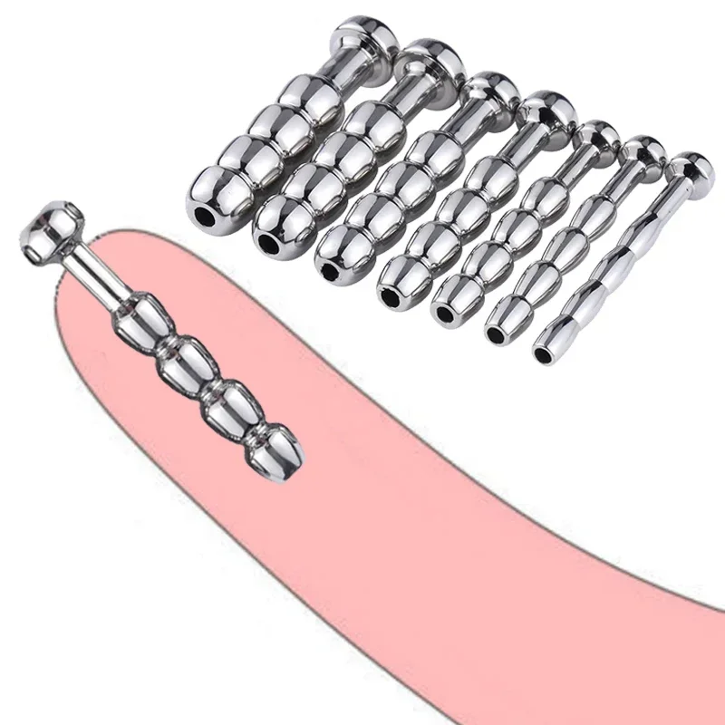 Urethral Dilatation Matel Catheters Anal Beads Male Sex Toy Butt Plug