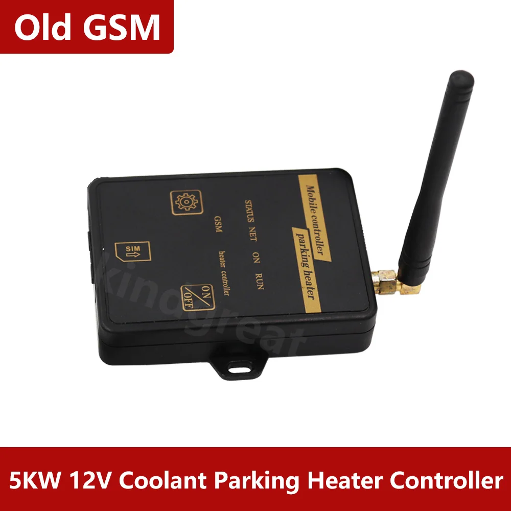 GSM 전화 컨트롤러 5KW 12V 디젤/가솔린 RV 자동차 Hydronic 히터 보트 캐러밴 Motorhome 냉각수 주차 히터 컨트롤러