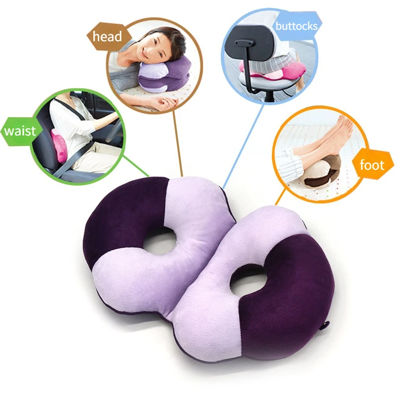 New Comfortable Orthopedic Cushion Pelvic Pillow Lifting Buttocks  Multifunctional Sitting Mat Decompression Latex Chair Cushion