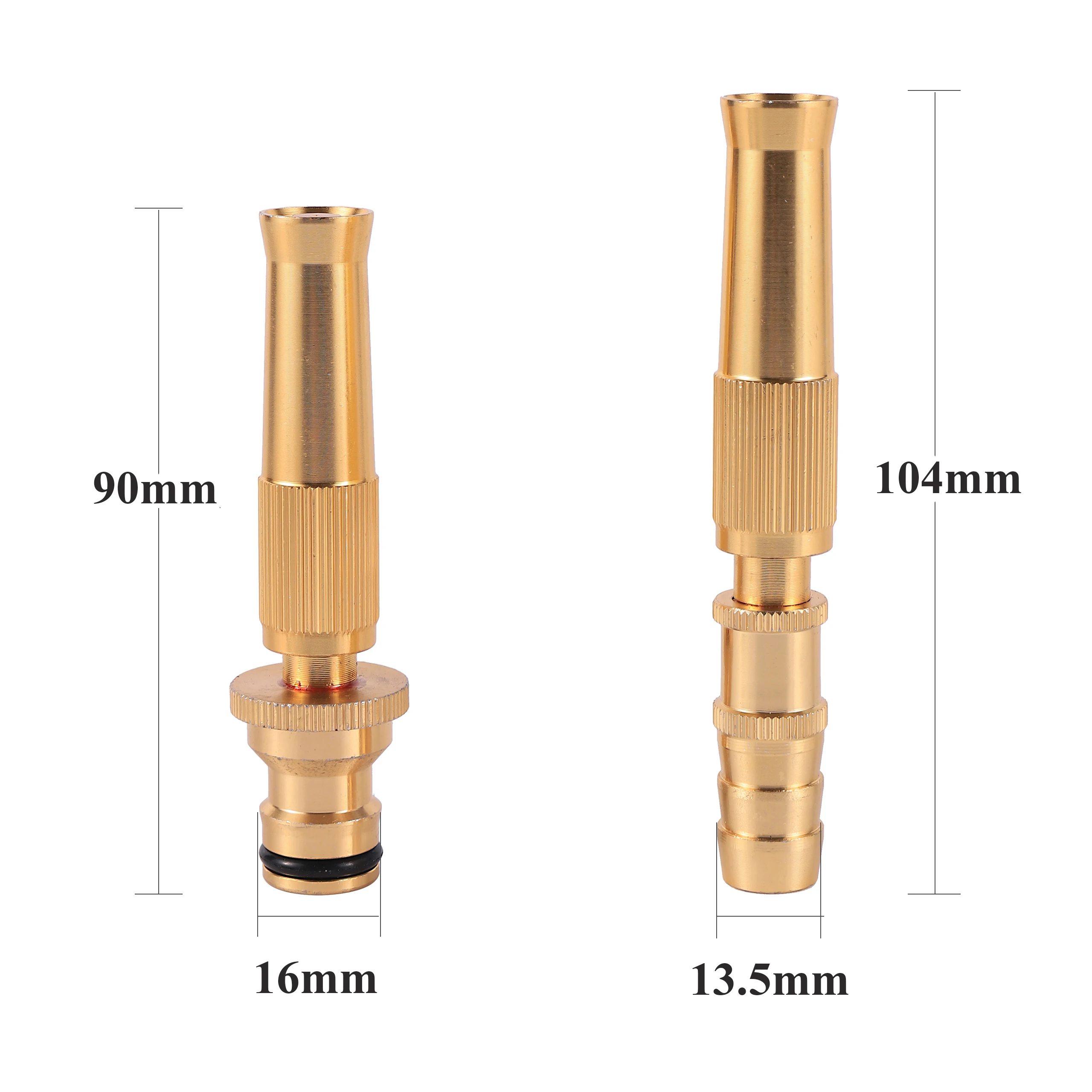 Description Picture 6 of itemAdjustable High Pressure Squirt Water Gun Aluminum Alloy Spray Nozzle Spray Sprinkler High Pressure Direct Spray Garden Hose