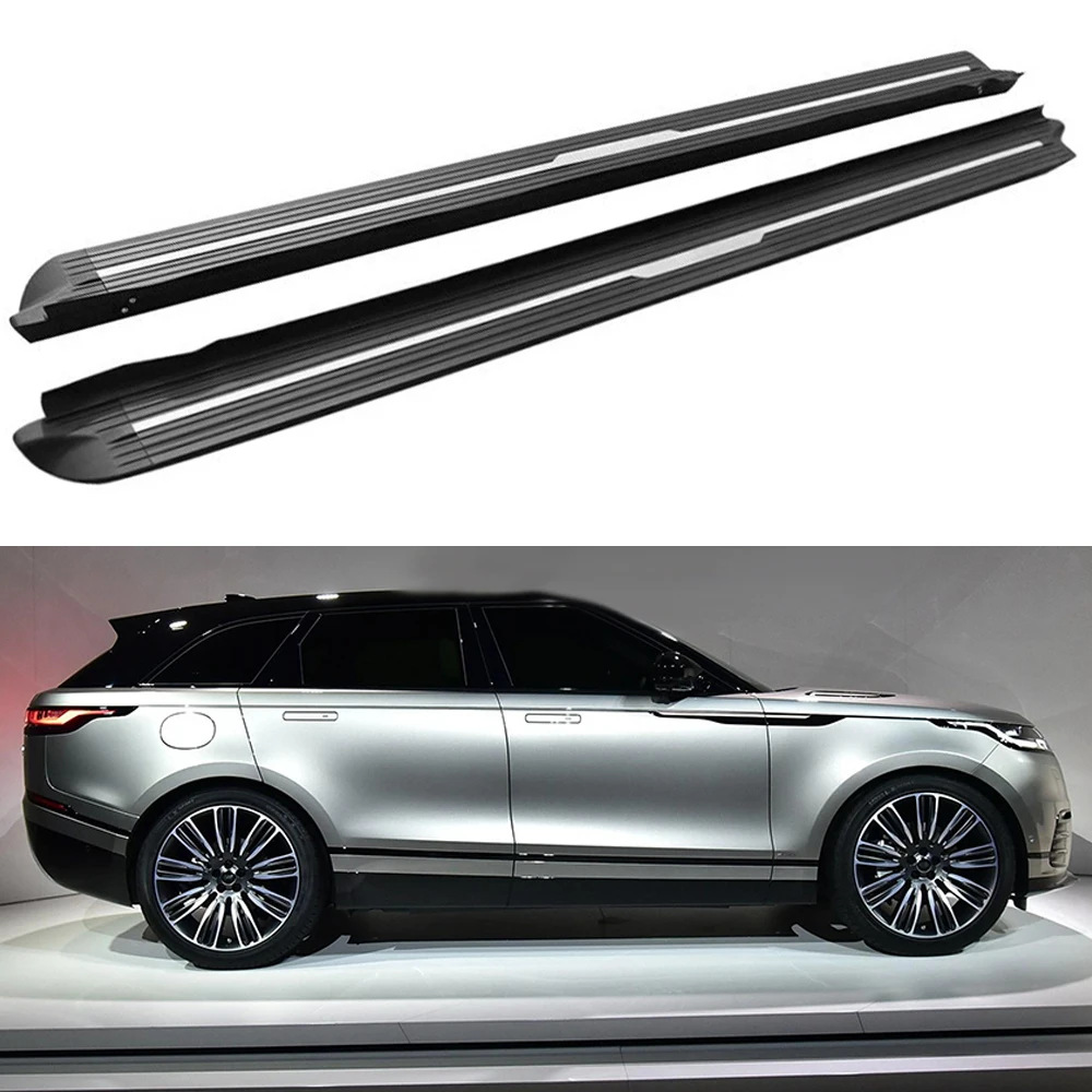 Fixed Running Boards Side Step Pedal Nerf Bar Fits for Land Rover Velar
