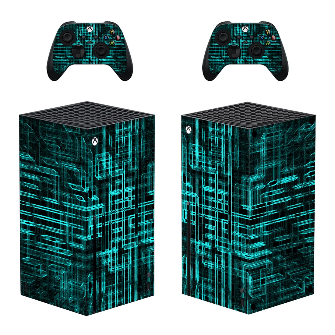 Game Space Style Xbox Series X Skin Sticker Per Console E 2 Controller Decalcomania Pelli Protettive In Vinile Style 1