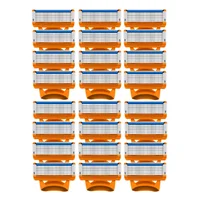 48PCS Men's Fusion Razor 5-layer Men's Razor Fusion Pro Power Shaving Shaver Male Face Beard Hair Trimmer Blades Replacement 2