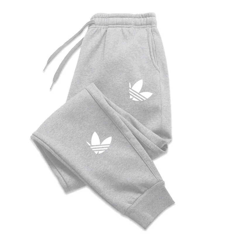 2023 autumn new men's and women's sports pants casual plus fleece warm loose sports sweatpants fashion girdle pants