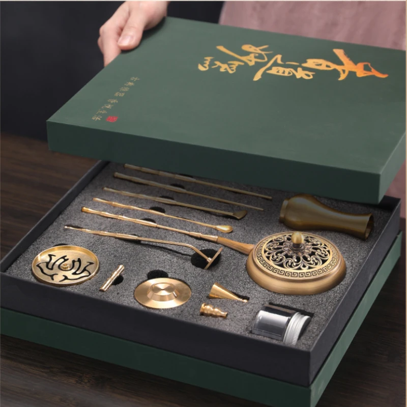 Incense Seal Tools Pure Copper Incense Path Entry Tool Set Incense