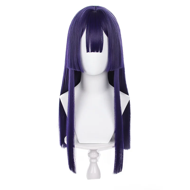 

Game Honkai: Star Rail Pelageya Sergeyevna Cosplay Wig Bluish Violet Long Hair Heat Resistant Synthetic Halloween Party Props