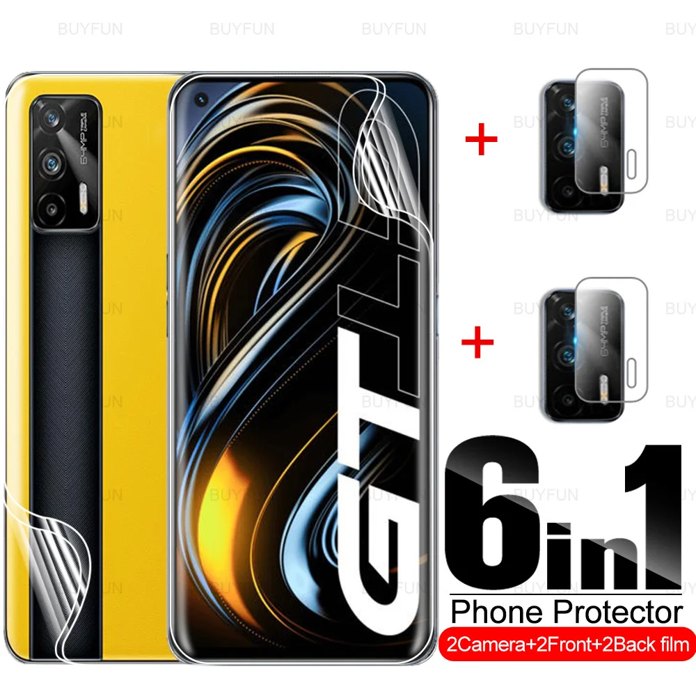 Pellicola Idrogel 6 In1 Per Realme Gt 5G Gt Neo Pellicola Anteriore Posteriore Hd Per Oppo Realme X7 Pro Napro 30 V13 5G Pellicola Protettiva Per Obie