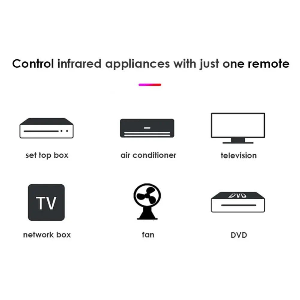 범용 IR 범용 IR 리모컨 지능형 스피커, 작동 습도 적외선 거리 적외선 주파수