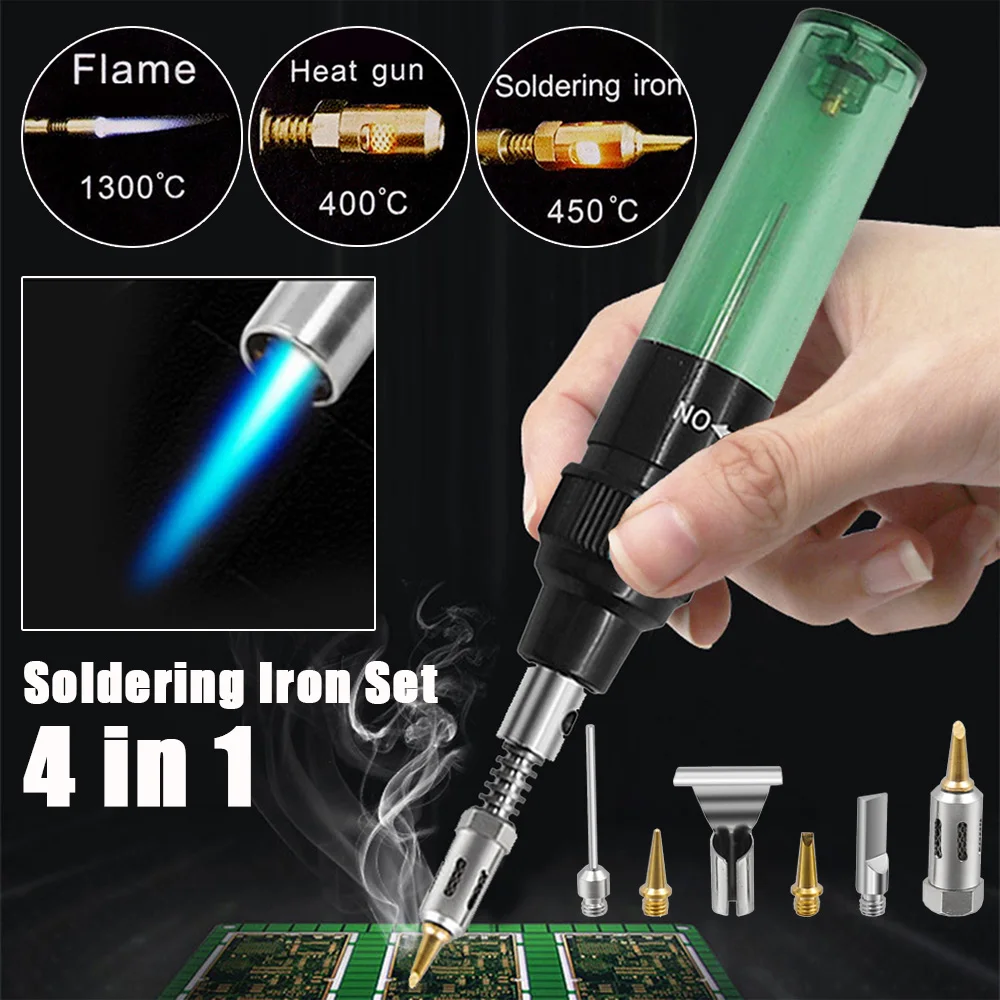 1300 Celsius Butane Gas Welding Soldering Irons Welding Pen 4 IN