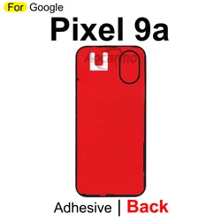 Front LCD Display and Rear Battery Cover Adhesive Replacement Sticker (Pixel 9a--Back)