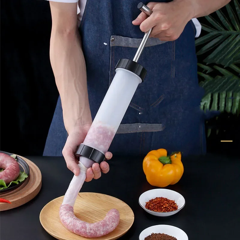 Manual sausage enema home hand-powered sausage salami tools handmade making machine small sausage stuffer