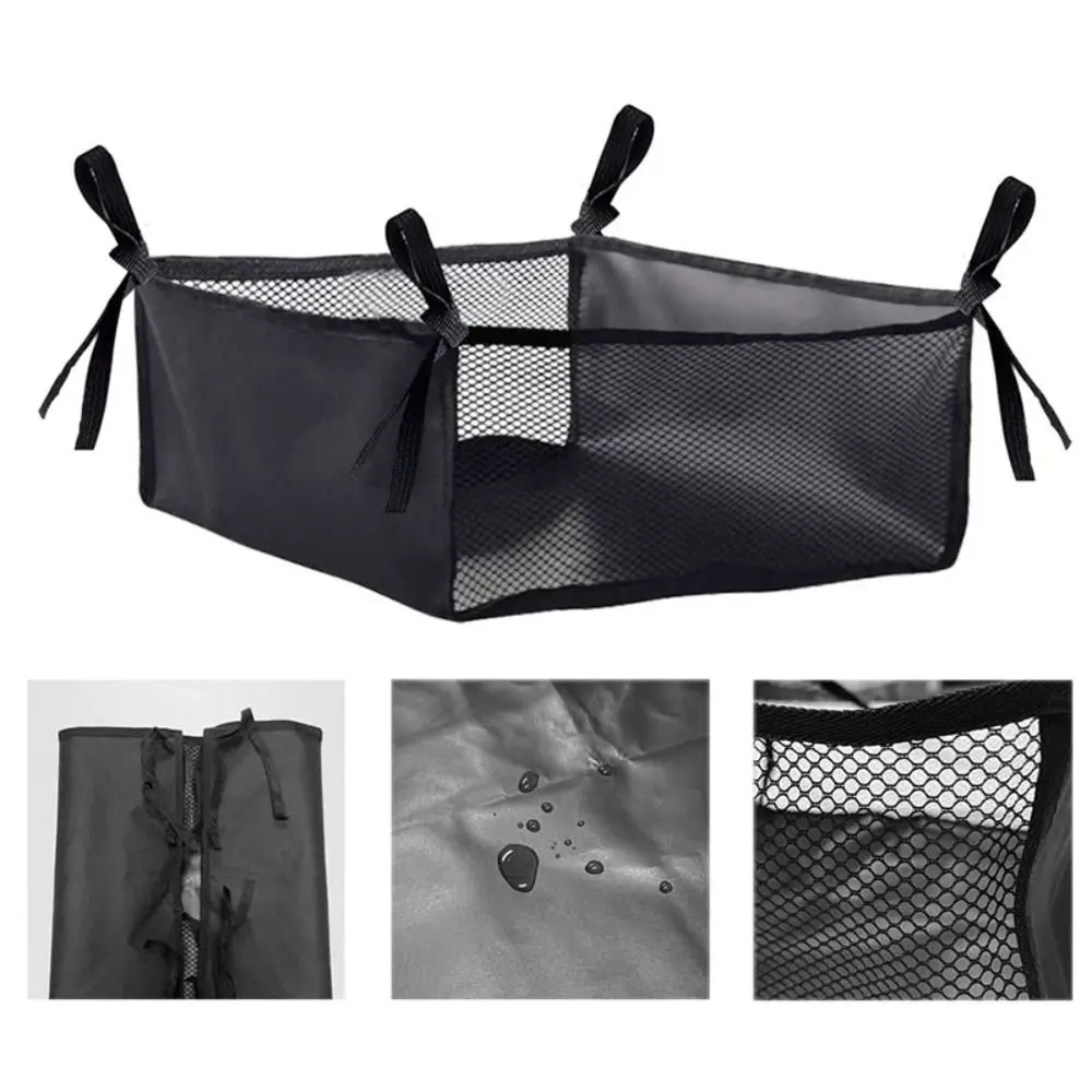 Hanging Under Wheelchair Storage Bag Folding Mesh Stroller Storage Basket Portable Base Storage Under Table Storage Net Walker