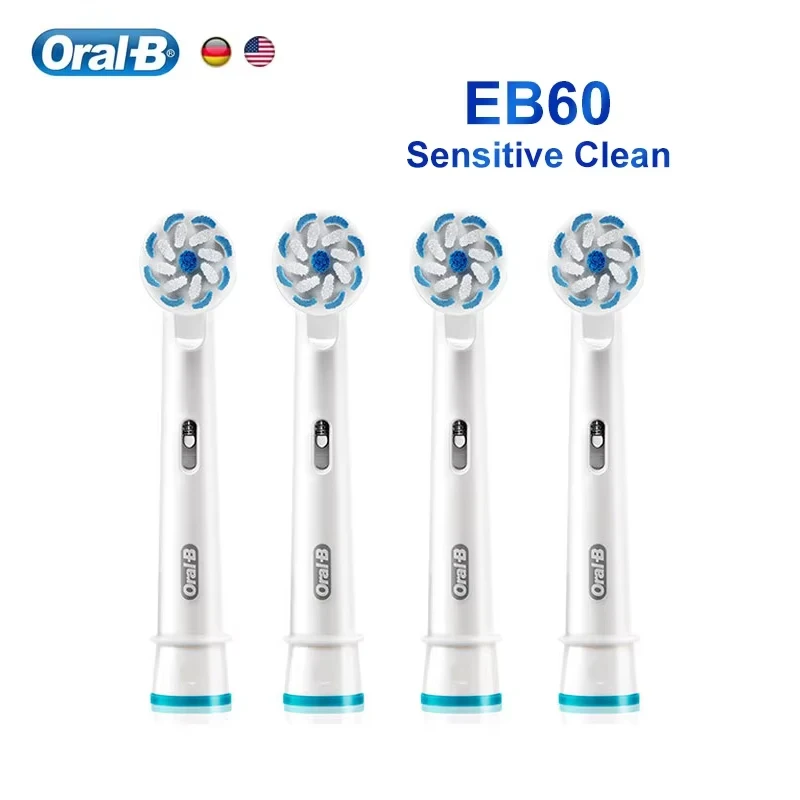 Oral B EB60 Zahnbürstenköpfe, empfindliche, ultraweiche Borsten, Zahnfleischpflege, sanfte, saubere Ersatzköpfe für elektrische Zahnbürsten, Nachfüllungen