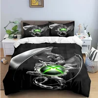Cool Gamer X-XBox Print Bedding Sets Exquisite Bed Supplies Set Duvet Cover Bed Comforter Set Bedding Set Luxury Gift 1