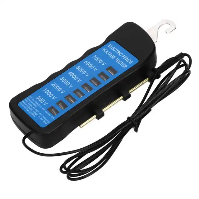 Elektromos Kerítés Tesztelő Több Könnyű Feszültség Detektálási Hordozható 8 Lámpa A Mezőgazdasági Ellátáshoz Abs 7000 V -Os Lóállat -Kerítéshez - Image 5