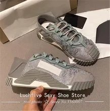  Lace Decor Cross Strap Casual Shoes Woman Round Toe Women Sneakers Thick Sole Leisure Outwear Pink Black Zapatos De Mujer 