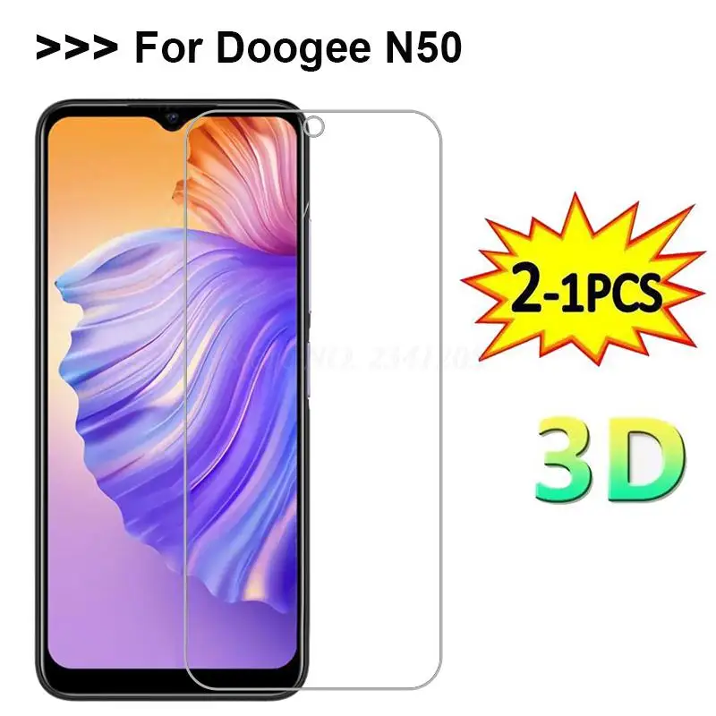 

2-1 шт. защитный стеклянный Чехол Для Doogee N50 Закаленное стекло Защитная пленка для экрана Doogee N50 N 50 Doogee Pelicula De Vidrio