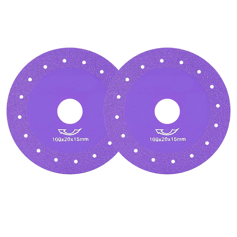 1/2pc 4 Inch 100mm Glass Cutting Disc Stone Granite Marble Diamond Saw Blade For Vacuum Brazed Quartz Grinding Disc Cutting Tool 100mm flat diamond grinding wheel disc diamond wet dry cutting disc saw blade for rotary tool cuttter marble concrete porcelain