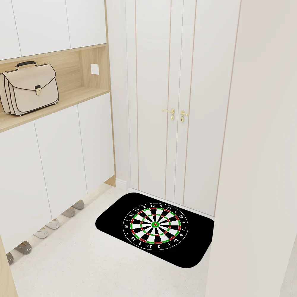 Playroom Dart Floor Mat Entrance Door Mat Washable Non-Slip Living Room Sofa Chairs Area Mat Kitchen Welcome Doormat - Image 6