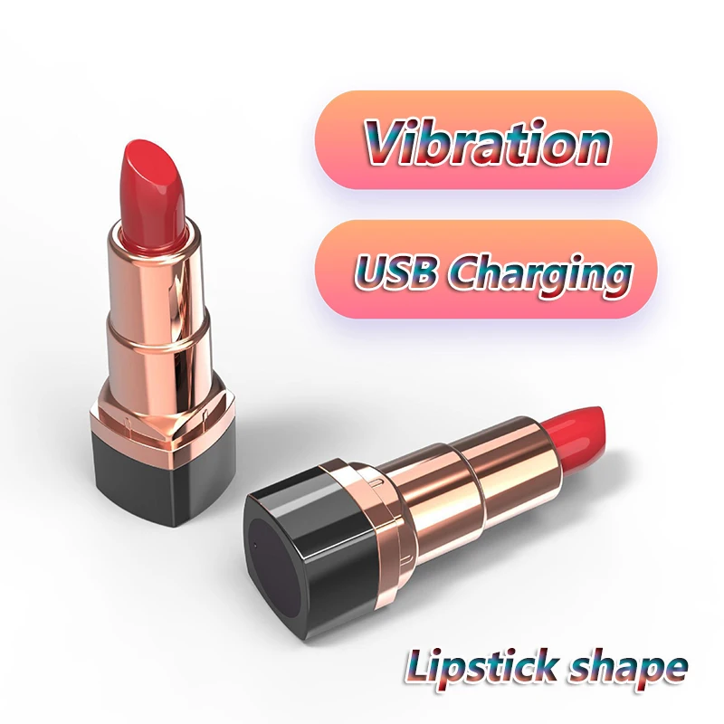 Kugelvibrator, Mini-Sprung-Ei, USB-Aufladung, Lippenstift-Form-Massagegerät, tragbares Klitoris-Stimulationsspielzeug für Frauen_voghion.com