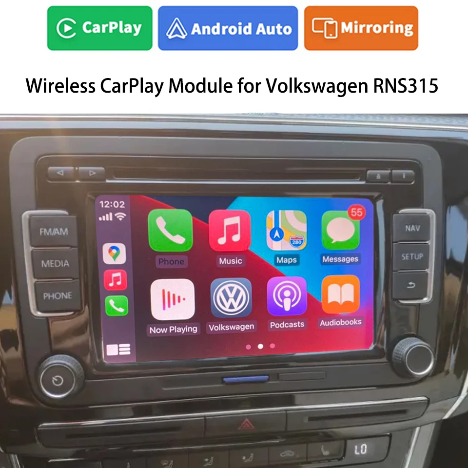 2023 SmartPhone Mirroring Interface Camera Apple CarPlay for Volkswagen