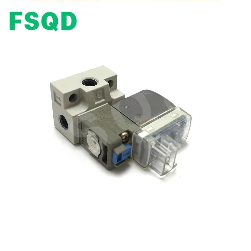 Válvulas Solenoide Neumáticas De Centro De 3 Posiciones, 24V, DC, VF, Serie SMC, Doble Control, 5 Puertos