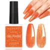 Reflective Orange Flash Diamond Gel Nail Polish Reflective Orange Flash Diamond Gel Nail Polish