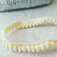 Buy 1.2CM Wide HOT Pink Embroidery Flower Lace Fabric Trim Ribbon Sewing Applique Collar Cord Wedding Dress Cloth Guipure Décor Online - Image 4