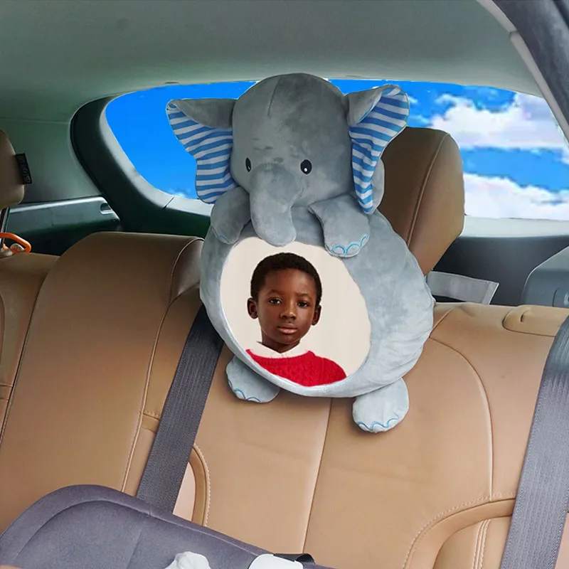Car mounted child safety seat, baby reflector, baby cognitive car observation mirror, rearview mirror