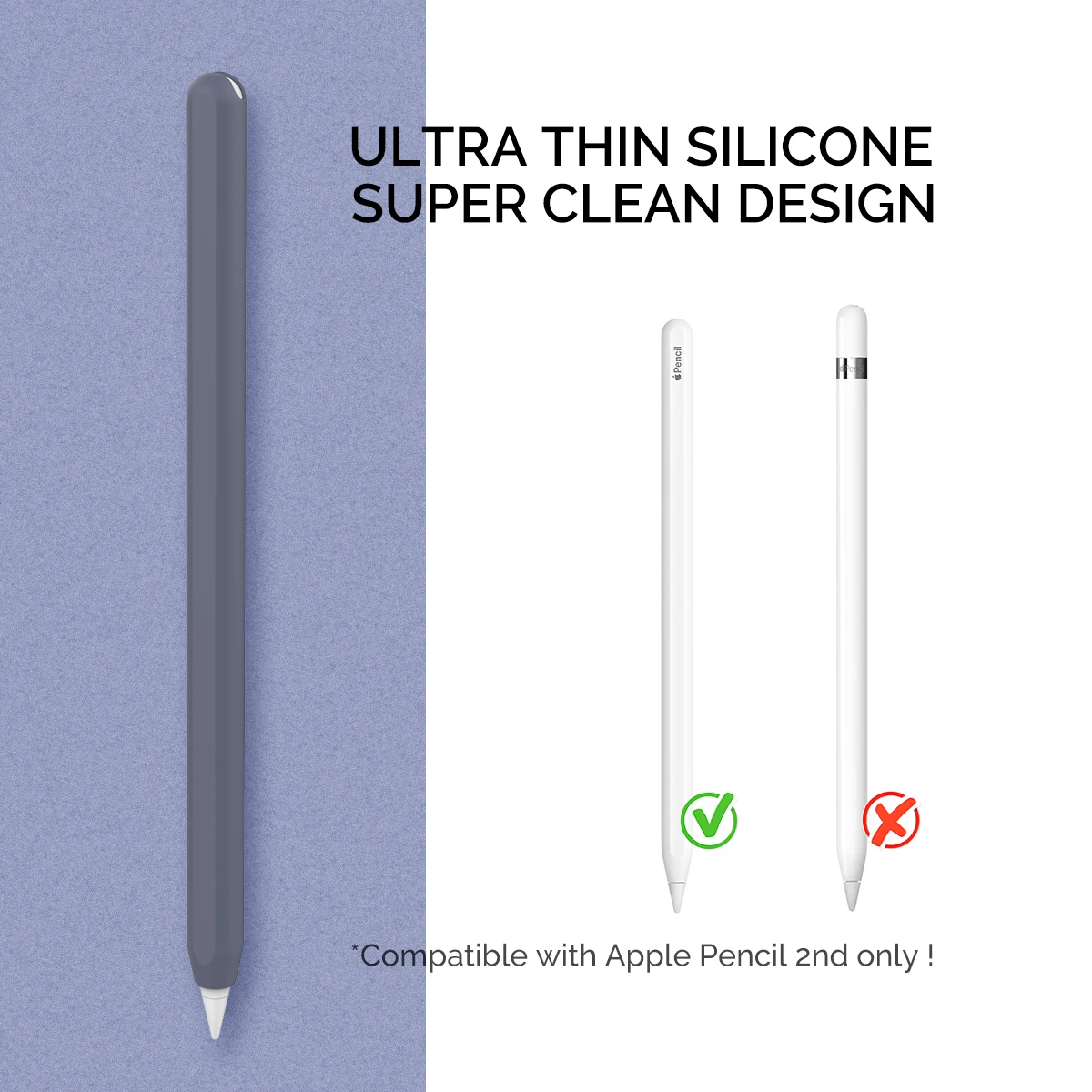 OREY Case for Apple Pencil 2 Soft Silicone Material Protective Cover for Apple Pencil 2 Gen Case Accessories apple pencil case apple pencil cover