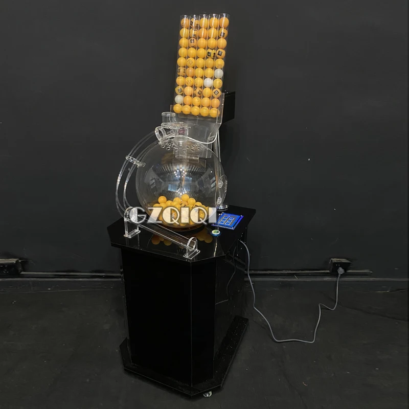 Black air blown lottery machine for lotto games P400
